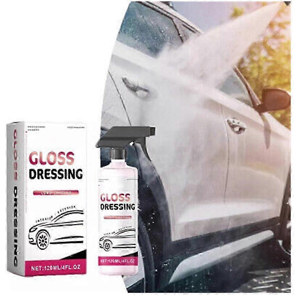 1-3pcs Gloss Dressing - Plastic, Trim & Tire Dressing - Restore Faded Plastics 120ml