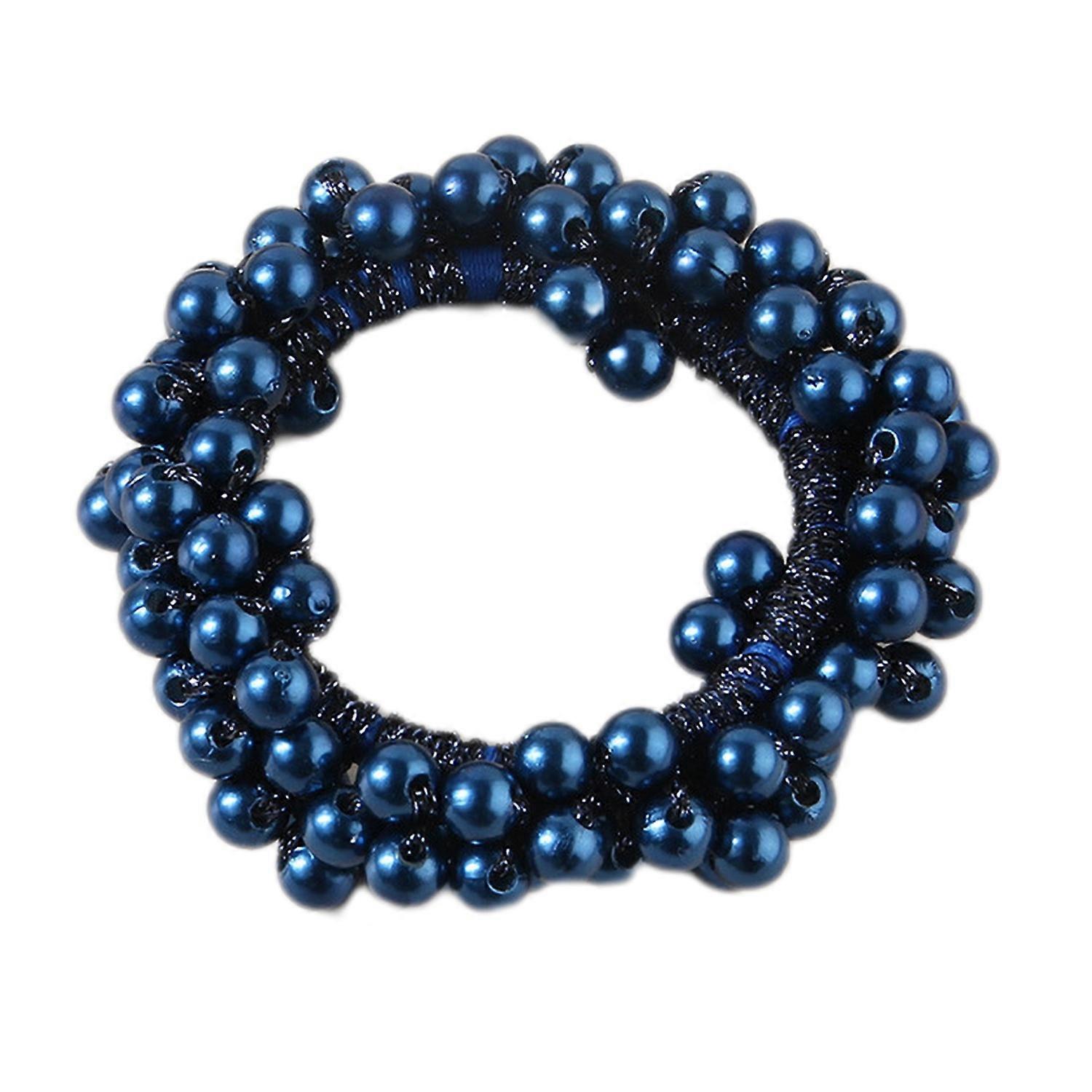 värikäs tekohelmihiusköysi korkea joustava kuminauha hiussolmio naiset korkea poninhäntäpidike hiukset