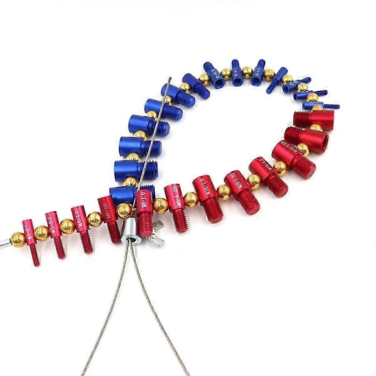 Bolt Size And Thread Gauge-thread Pitch Gauge-nut And Bolt -26 Male/female Identifier Gauges