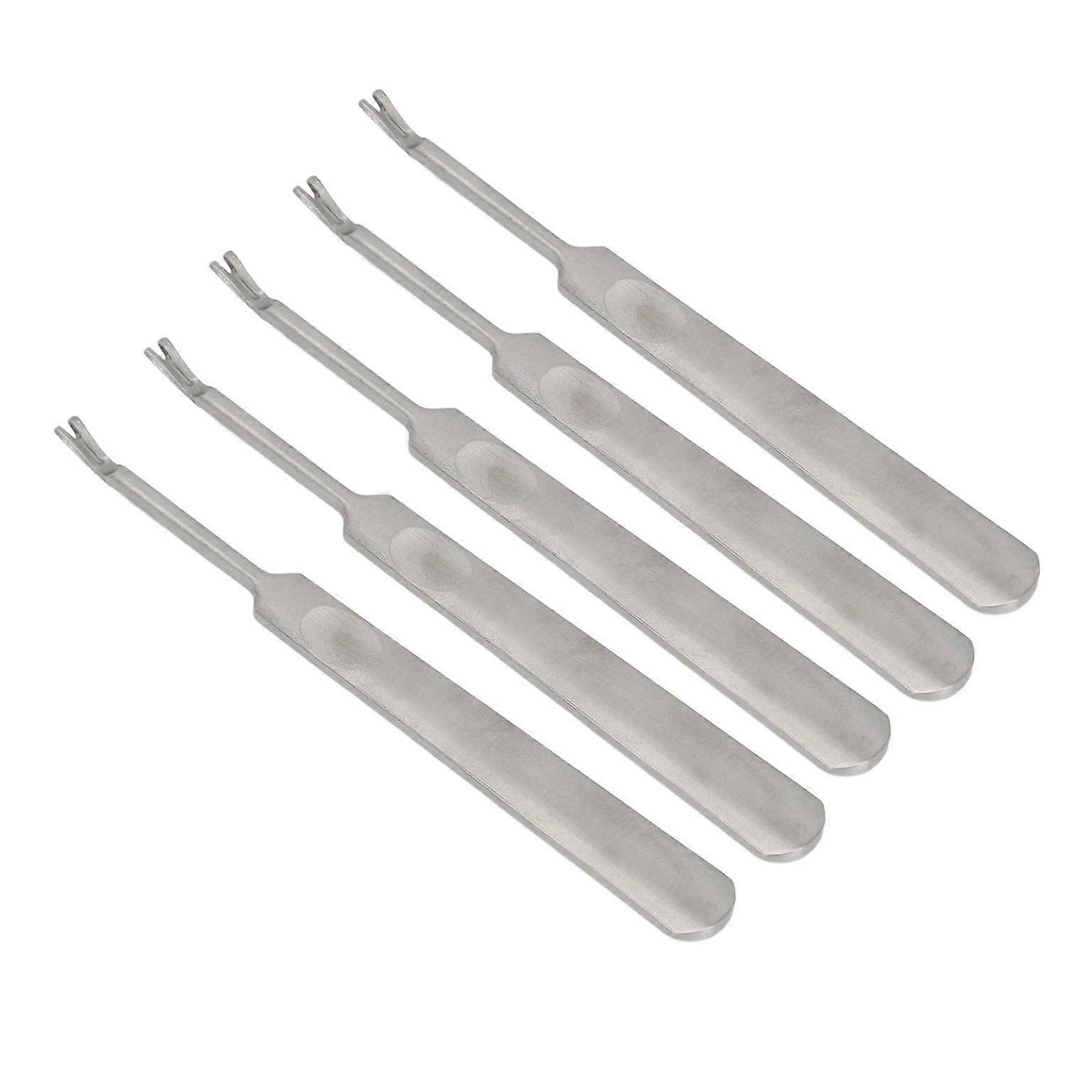 5-Piece Stainless Steel Dead Skin Remover Fork Set