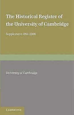 Cambridges universitets historiska register