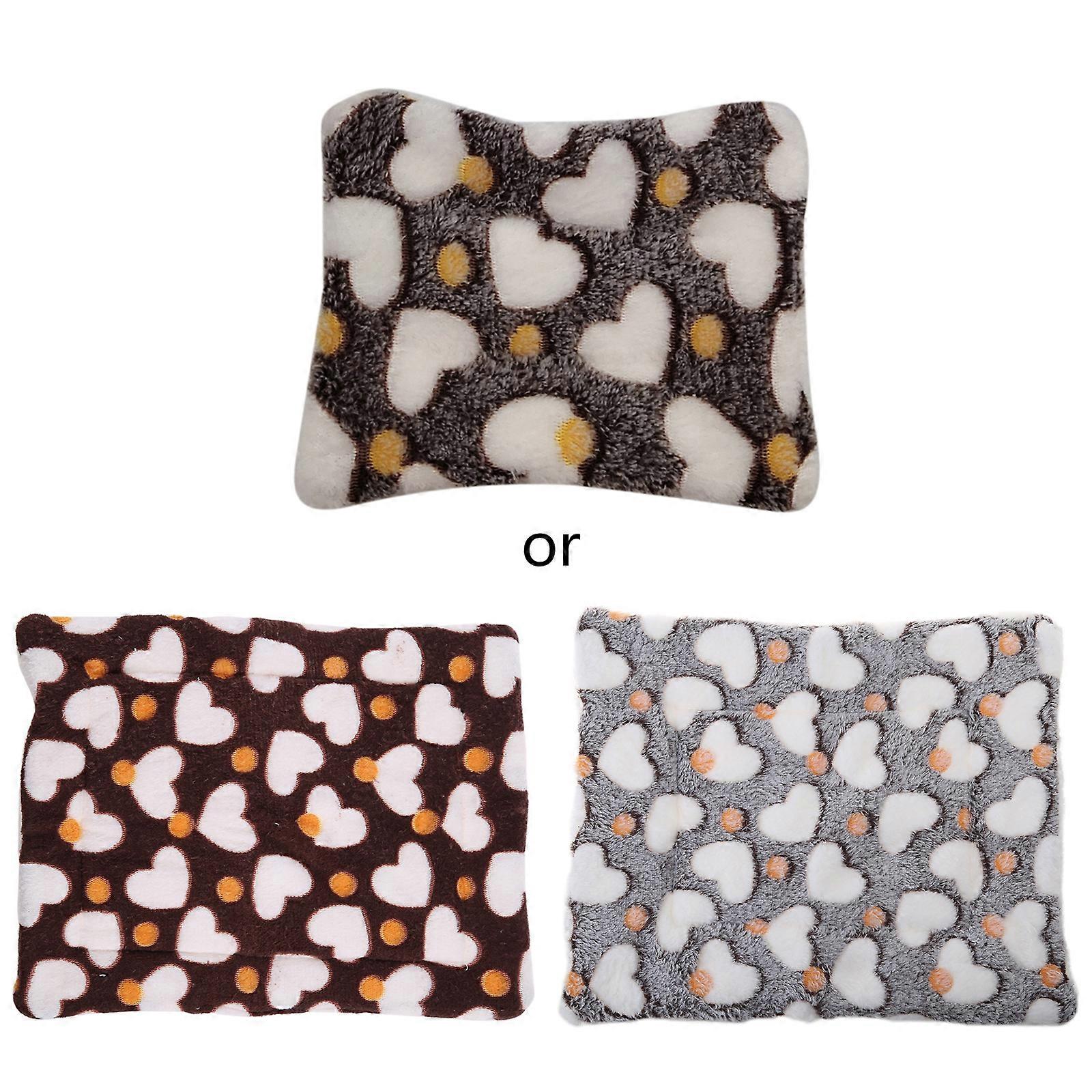 Petit animal de compagnie hamac cage tapis de coton pour dormir maison nid hamster lit de couchage chaud pour l’hiver temps froid S/L taille vert L