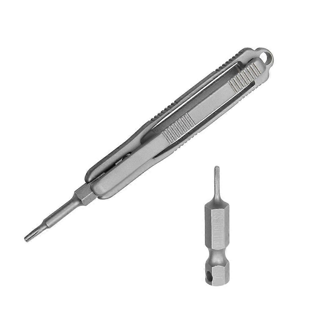 Titaniums Alloys Screw Hexagonal Screwdriver Bit Driver Magnetic Repair Tool