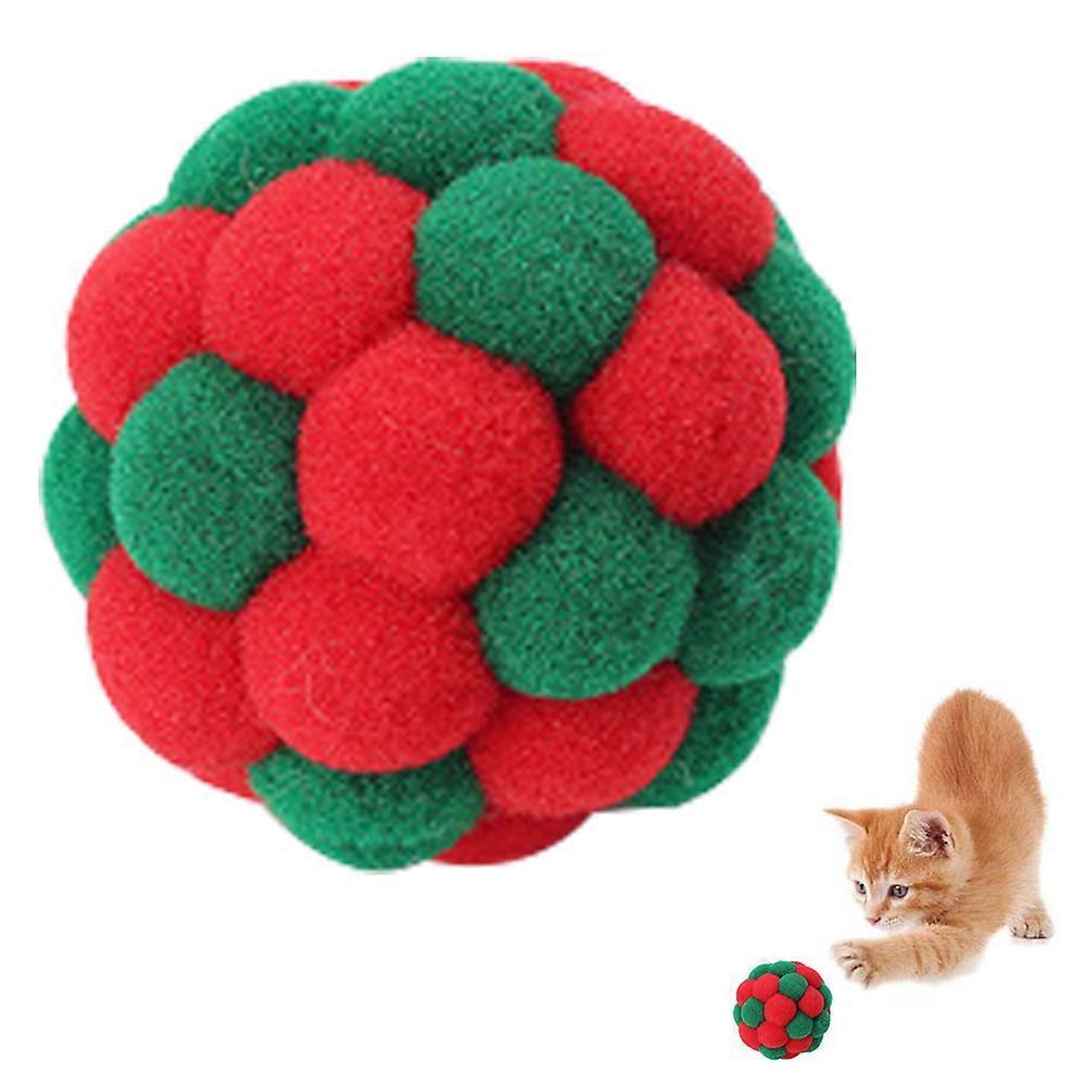 Cat Ball, Plush Bouncy Ball, Interactive Toy