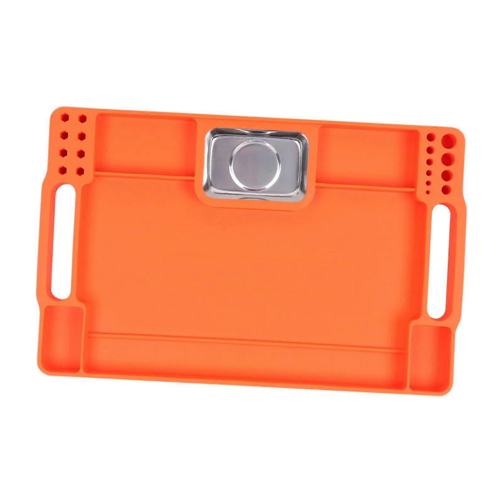 Silicone Tool Tray Heat Resistant Tool Storage for Household Phone Workbench