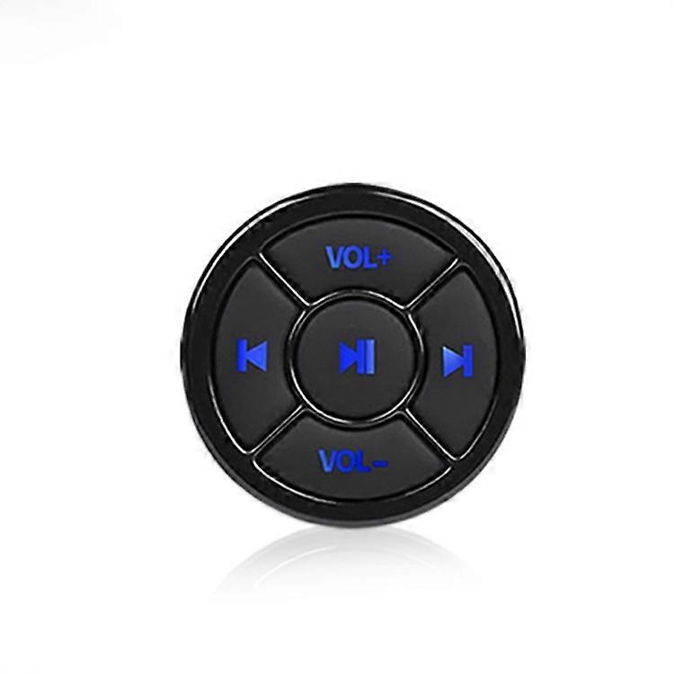 Car Mobile Phone Remote Control Bluetooth Wireless Multimedia Button Remote Control Music Playback Selfie, Colour: Black