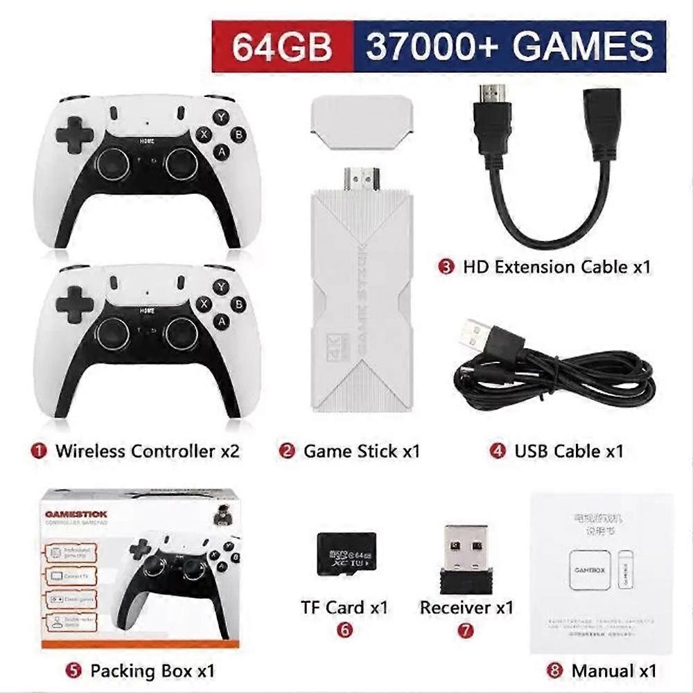 Retrodock Pro Konsole, Coolnut Game Stick, Plug Play TV Video Retro Gaming Stick 64G/128G/256G