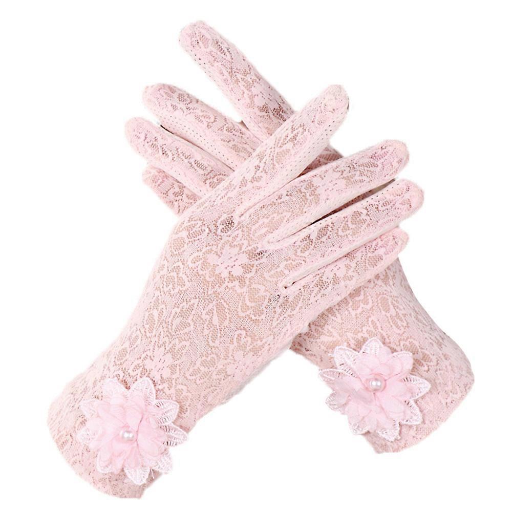 Blommiga Spets Handskar, Bröllop Opera Party Handskar