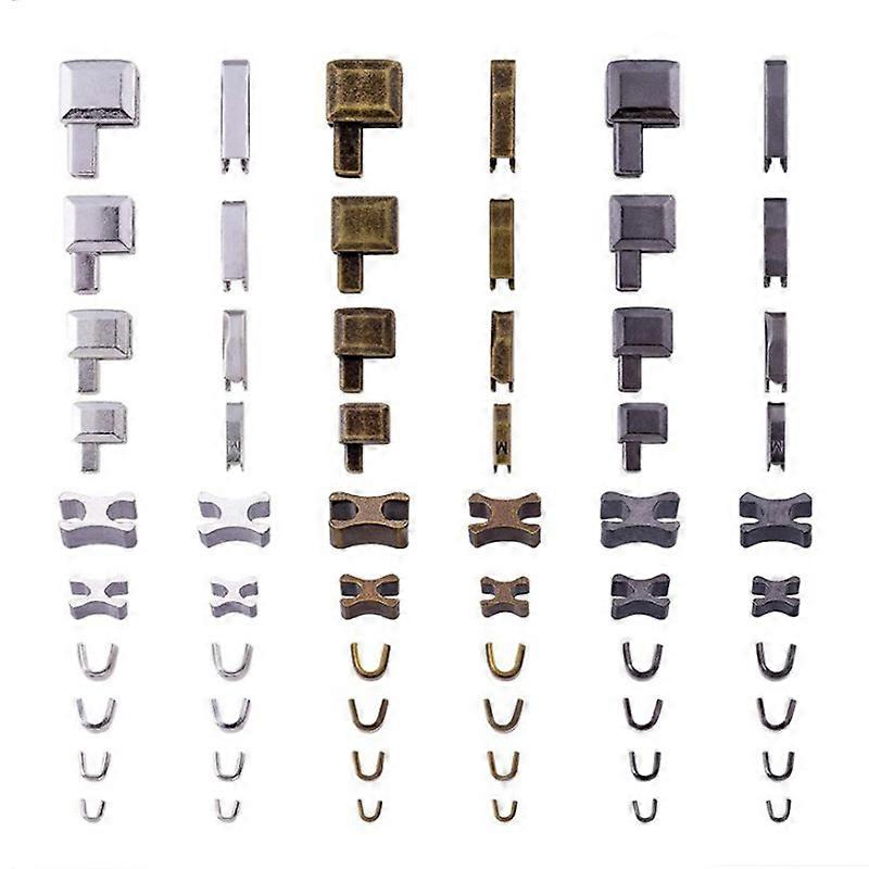 60 Chain Repair Kit, Replaceable Metal Rag Chain Slider (Size 3, 5, 8, 10)