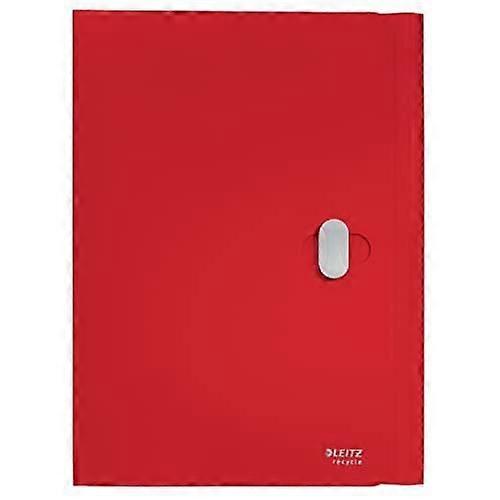 Folder - LEITZ - 46220025 - Polypropylene - 3 flaps - Capacity 150 sheets - Red