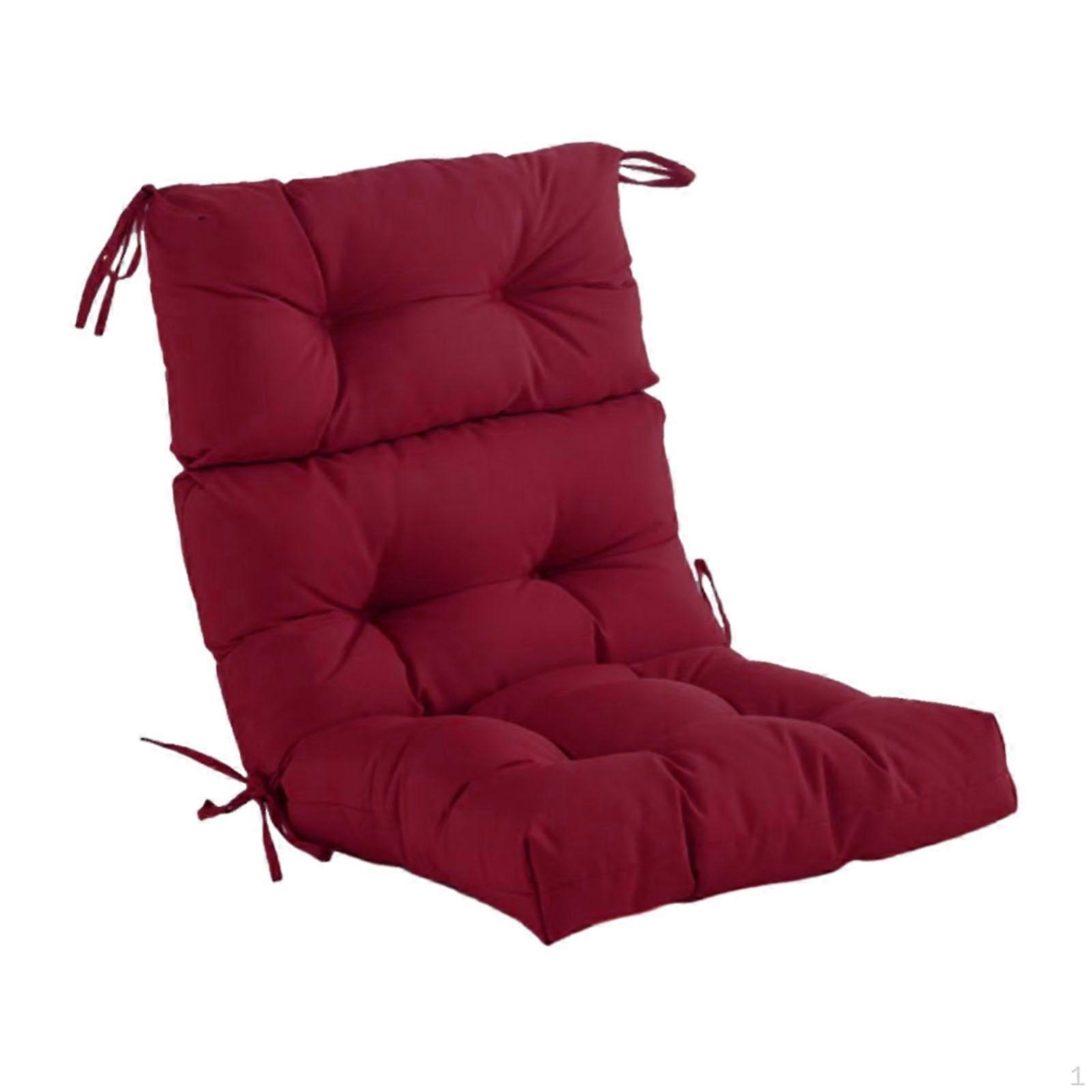 Cuscino per sedia con schienale all'aperto, caffè primaverile ed estivo a dondolo, sedile da giardino