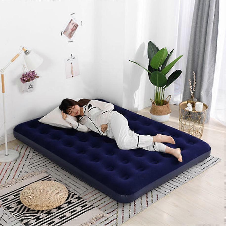 Inflatable Bed Double Thickened Single / Double Air Cushion Bed Outdoor Folding Air Bed Domestic Lazy Bed