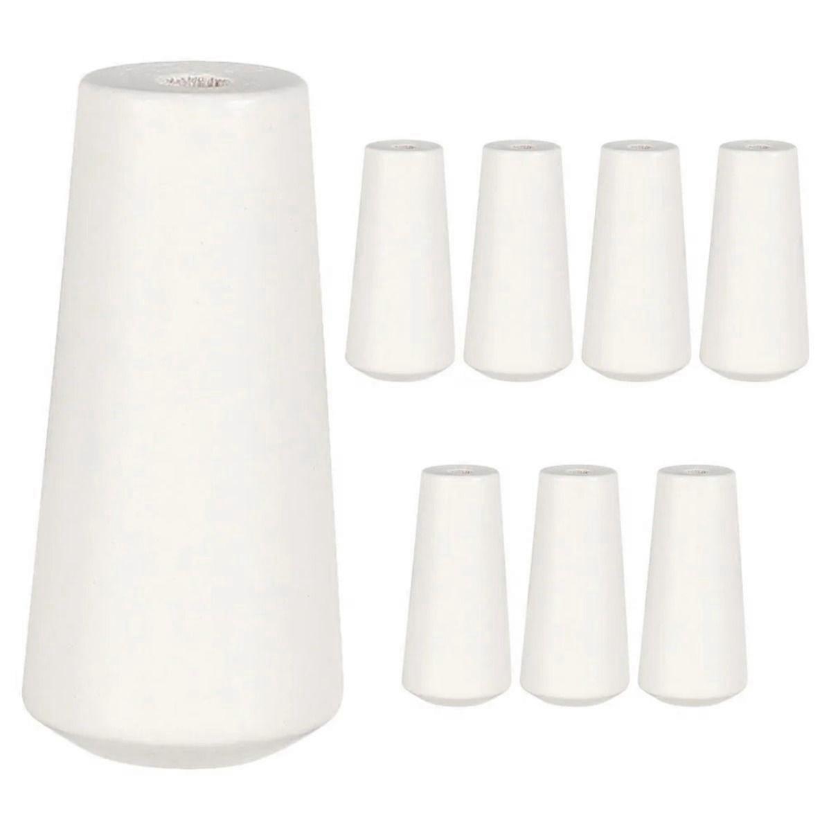 8pcs Wood Pull Ends Window Blinds Cord Knobs Pull End Hanging Pull Cord Ends