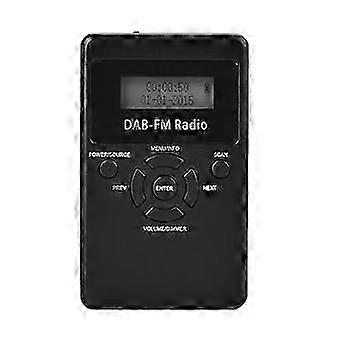 Portable Dab/dab/fm Radio, Rechargeable Battery Powered Portable Dab Radios Pocket Digital Radio