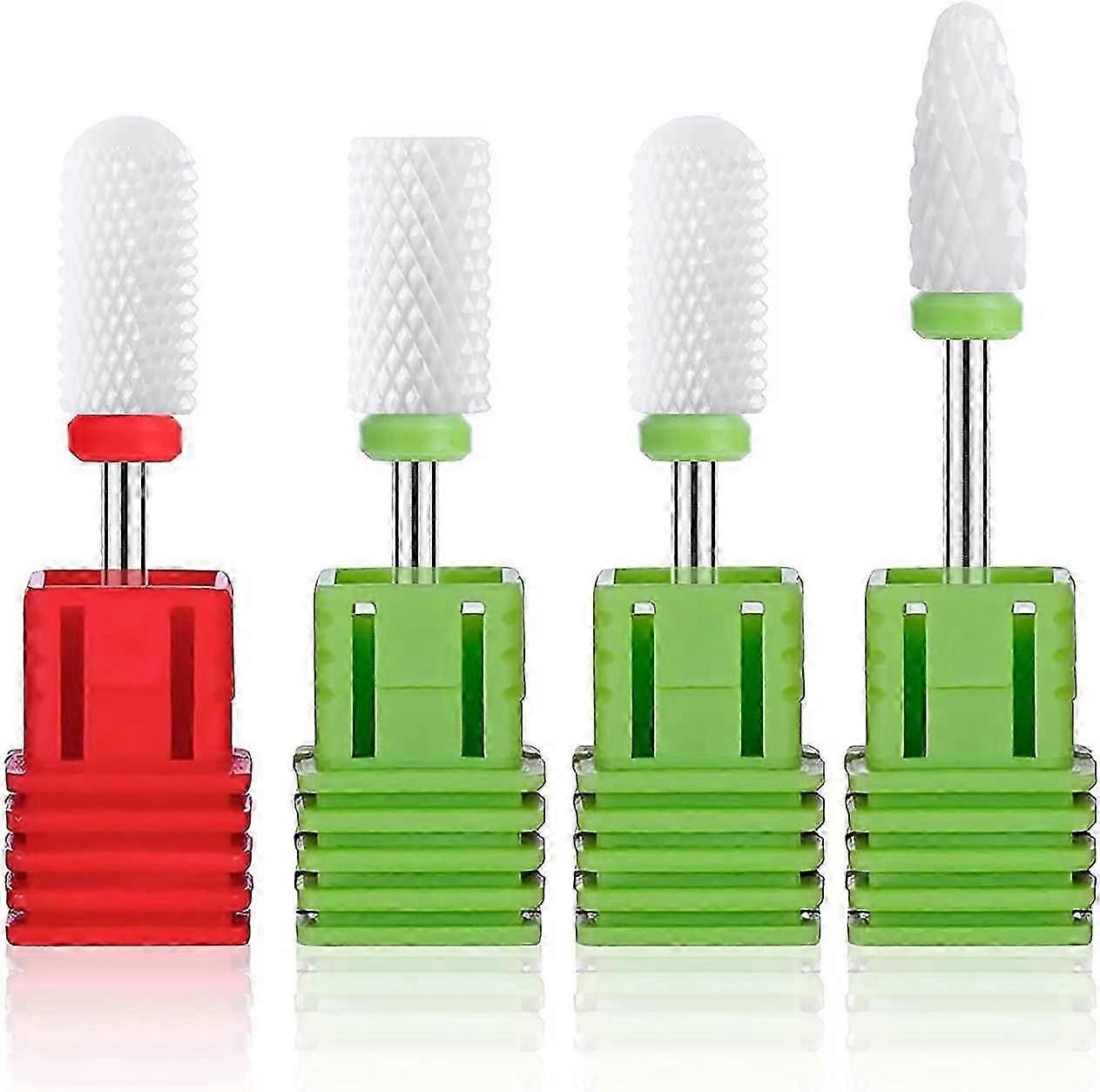 Nail Drill Bit Set Ceramic Safety Professional 3/32 Inch Nail Drill Bits