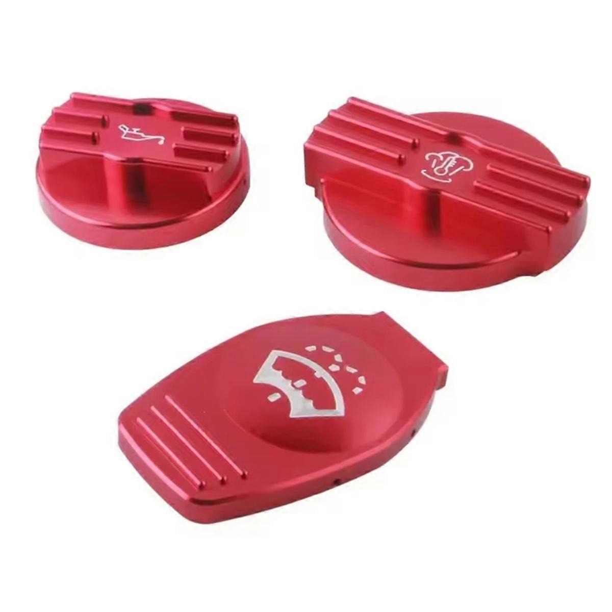 Aluminium Oil Cap Tank Cap Bottle Cap CC Golf 6 R MK6 EA888 Engine Protect Original Cover Red