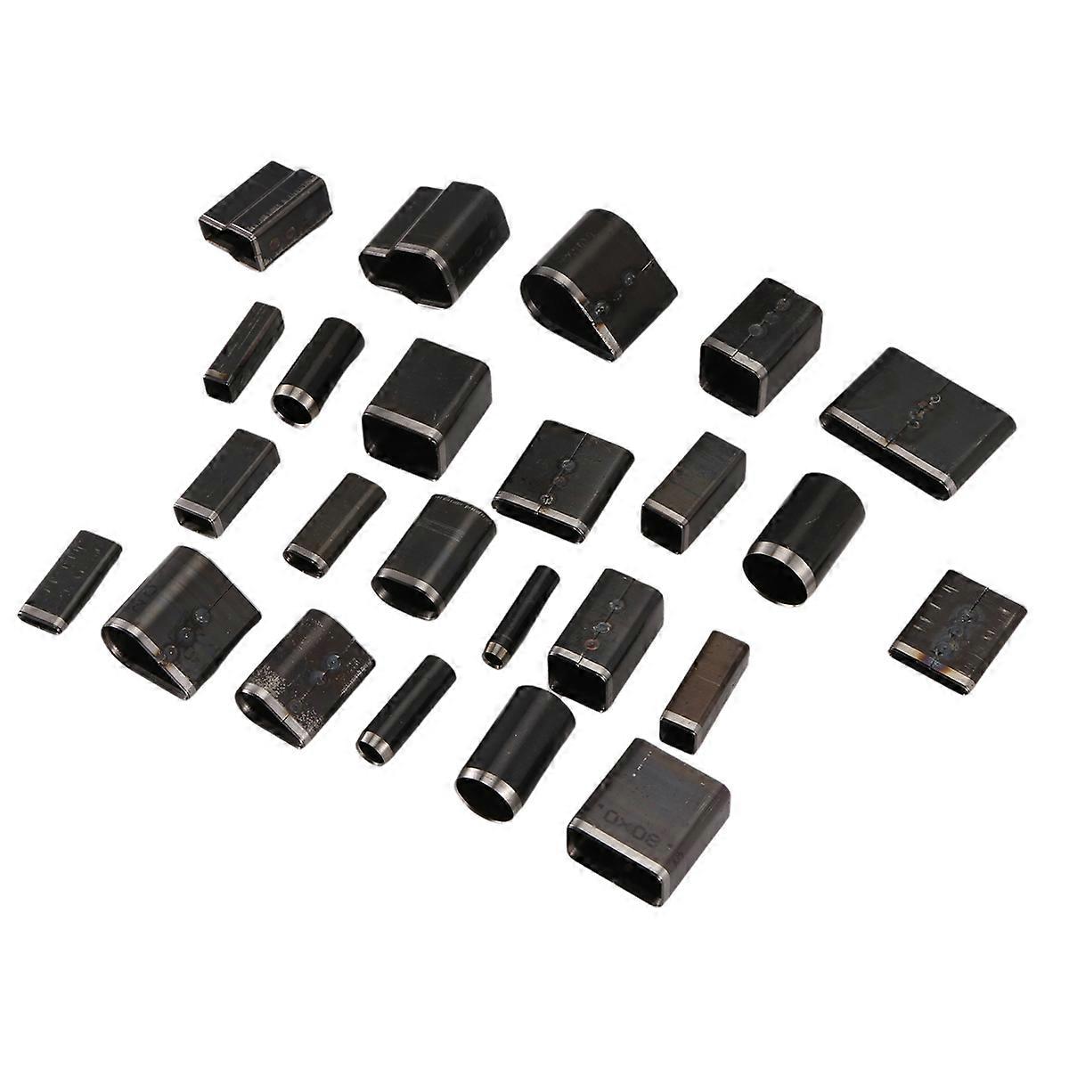 24Pcs Leather Cutting Dies Set Hole Hollow Punch Cutter DIY Tool Kit