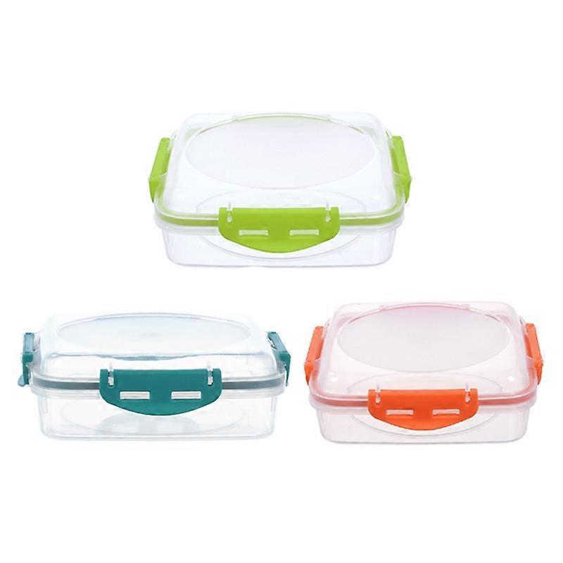 3 PCS Sandwich Containers - Microwave and Dishwasher
