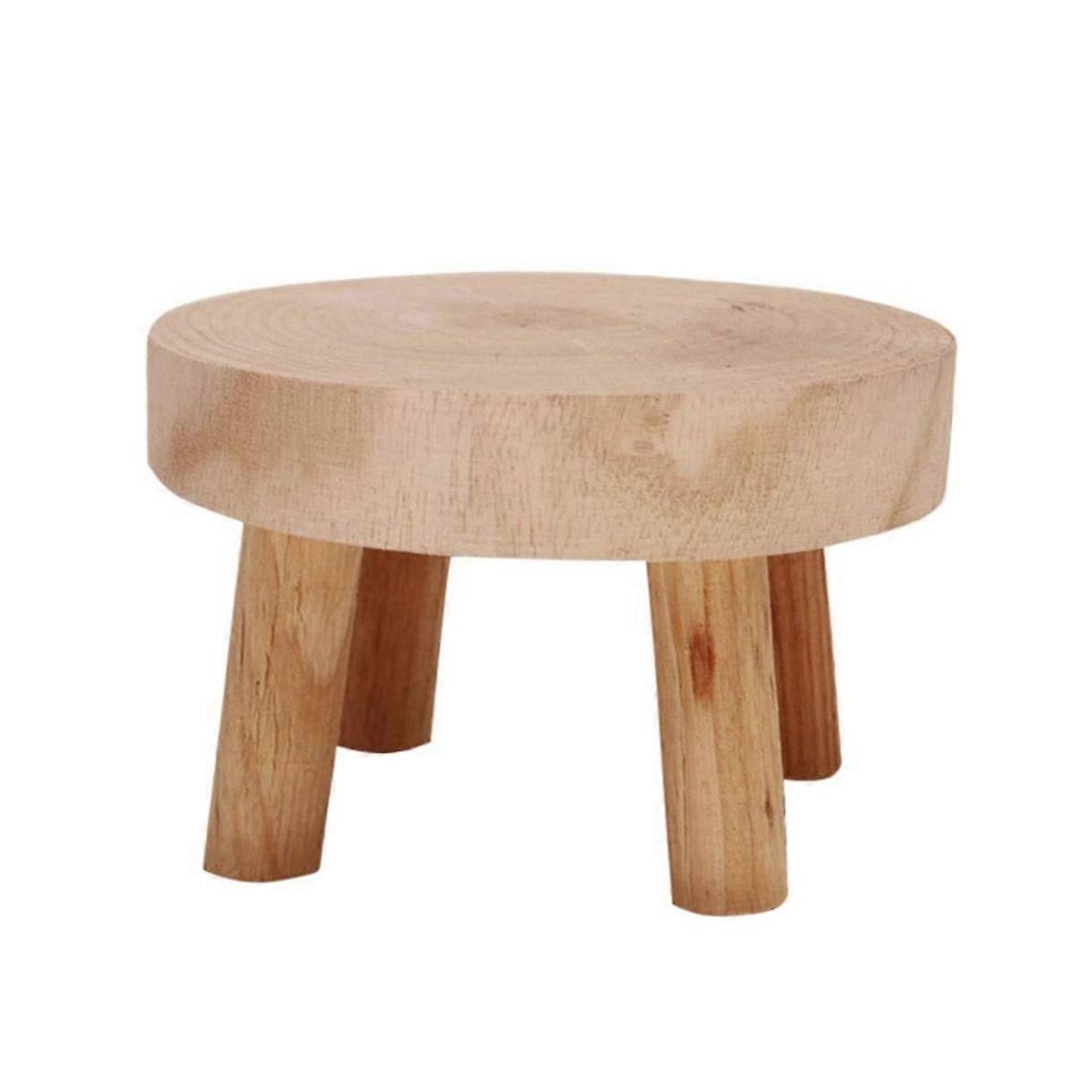 Mini träpall display växtställ dekorativ träpall L
