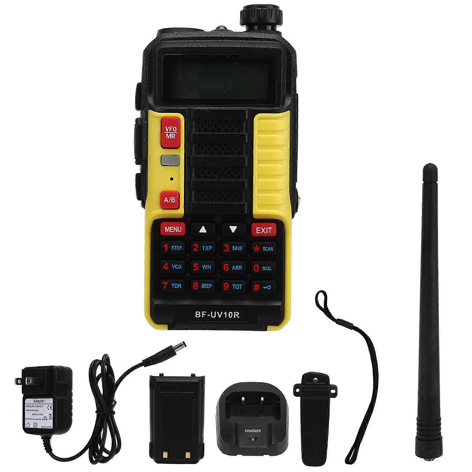 Walkie Talkie wireless dual band: lungo raggio, batteria da 1800 mAh, ricarica USB, durevole