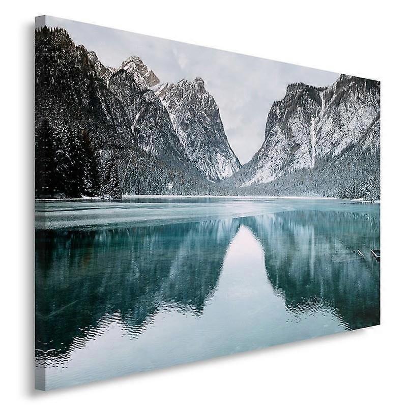 Pânză, Peisaj de munte lac - 60x40