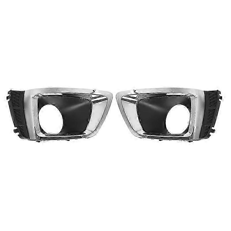 Front Bumper Fog Light Cover Fog Lamp Trim Cover Hood Shell for 2014 2015 2016