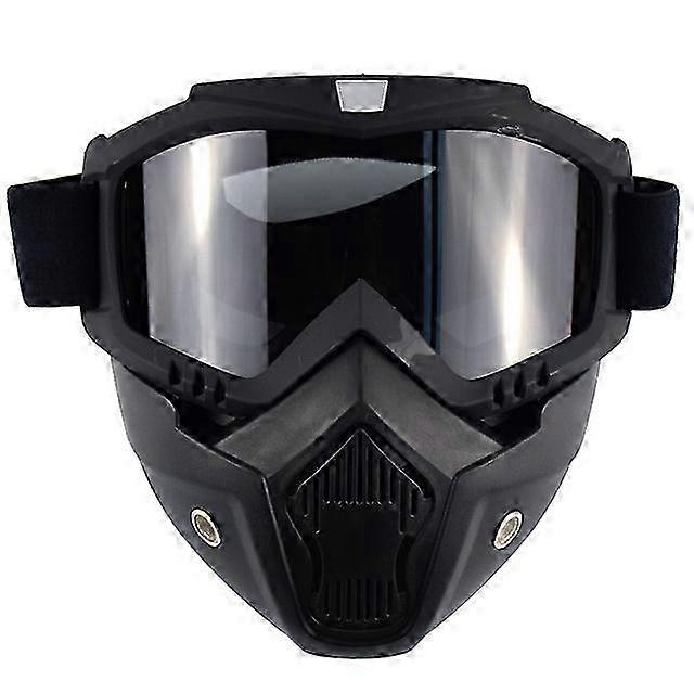 Windproof Shark Motorcycle Goggles for Open Face Helmets