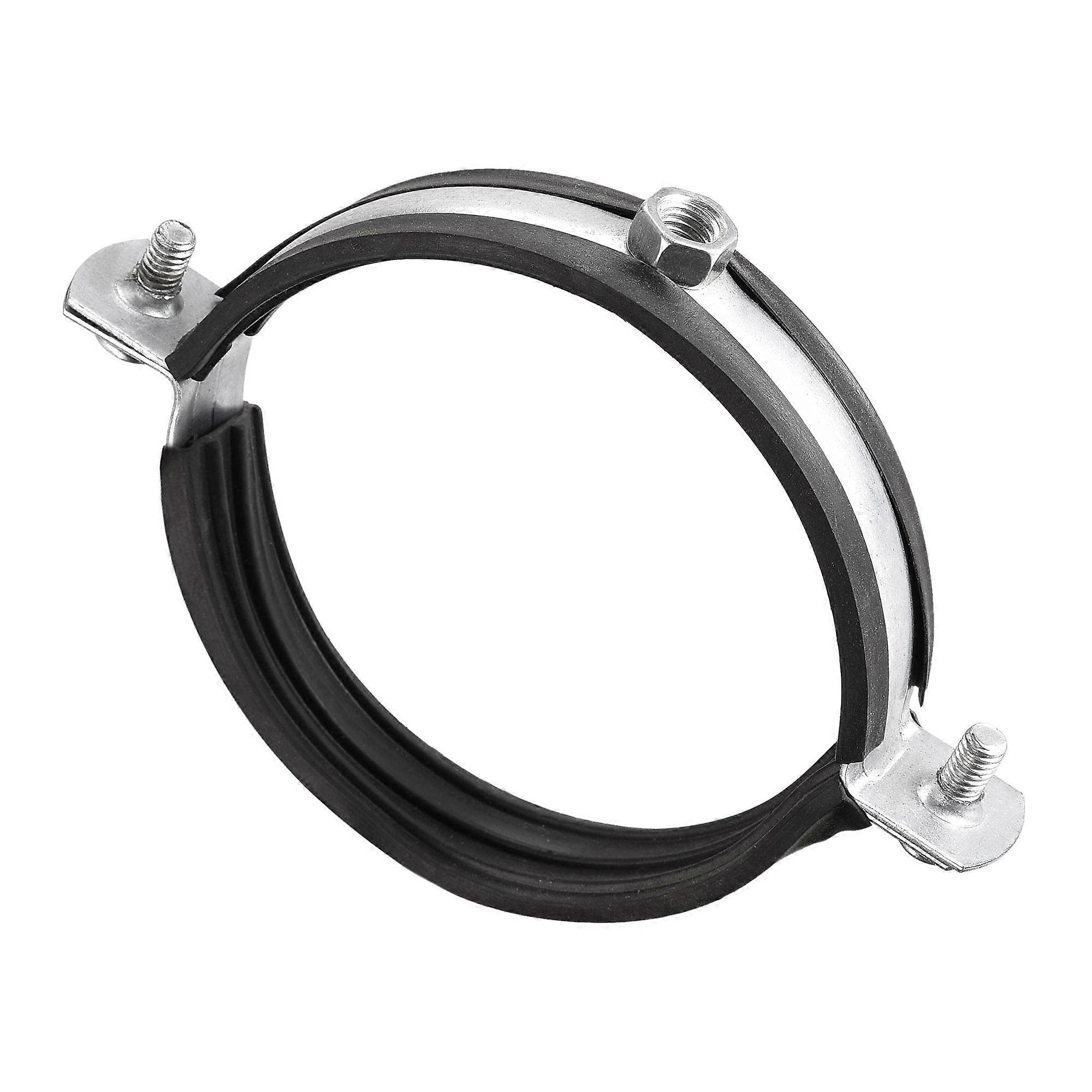 Adjustable Pipe Bracket Clamp, 3-9/16' (90mm) Wall Ceiling Mount Iron Pipe Strap Support 5pcs