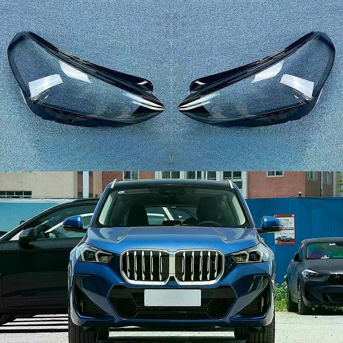 High qualityFor BMW X1 2023 Transparent Headlamp Cover Headlight Mask Lampshade Lamp Shell Plexiglass Replace Original Lens