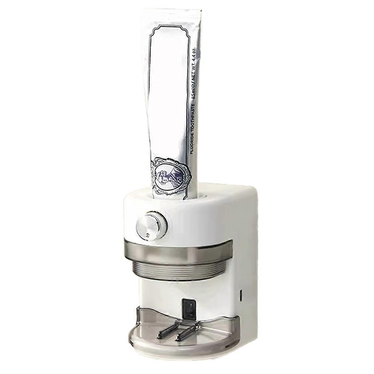 Automatic Toothpaste Squeezer - Hands-Free, Wall-Mounted, Removable, Punch-Free for Easy Bathroom O