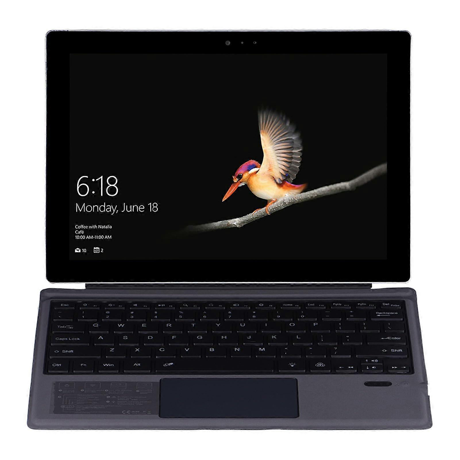 Foldable Bluetooth Keyboard for Pro With Touchpad, USB-C Rechargeable, 7-Color Backlight, Compatible With Tablets/Laptops