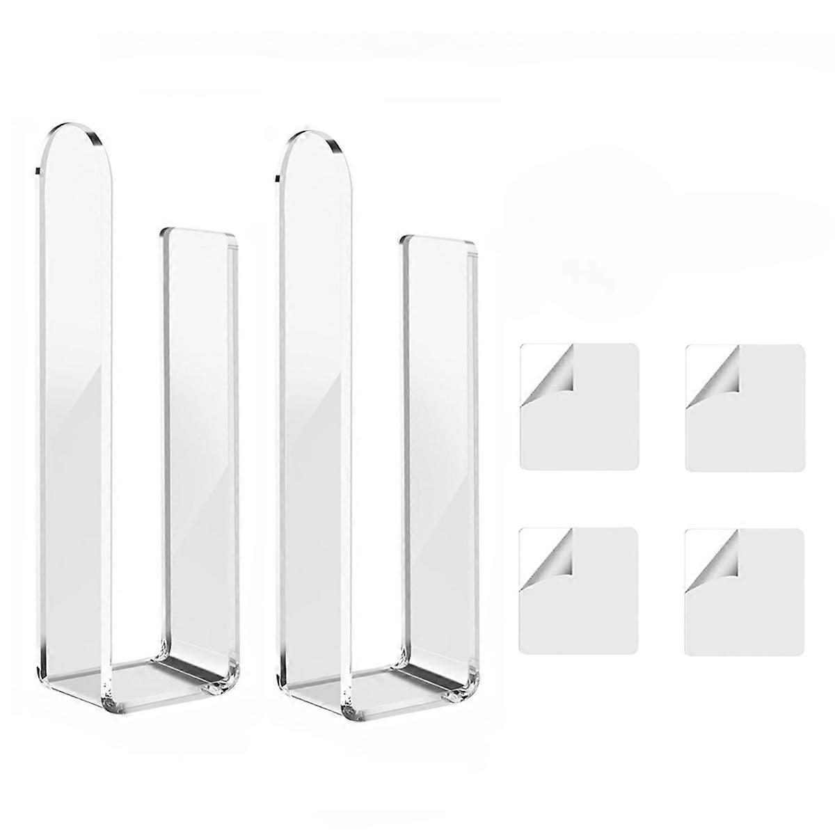 2PCS Acrylic Wall Mounted Hat Hook, Baseball Hat Organizer, Multi-Purpose Hat Holder, for Baseball