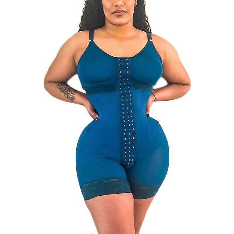 Fajas Colombianas Plastic Fish Bone Double Compression Thin Strap With Bra Tummy Control Body Shaper High Compression Shapewear