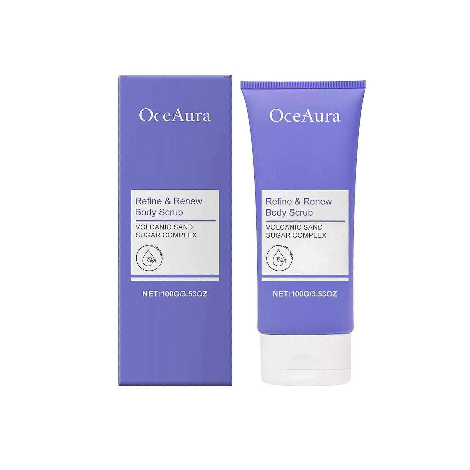 Refine & Renew Body Scrub Smoothing Body Exfoliator, Renewing Body Scrub, Softens and Hydrates The Look of Rough, Dry Skin