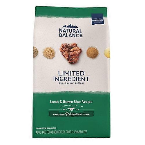 Natural Balance Pet Foods, Limited Ingredient, 干狗粮, 羊肉和糙米, 12 磅