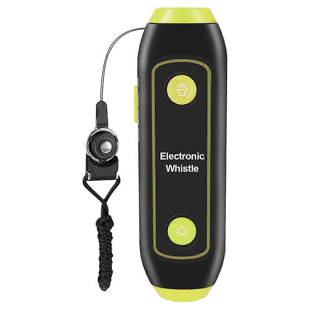 Electronic Whistle 3 Tones Multipurpose Handheld Whistle With Lanyard Torchlight