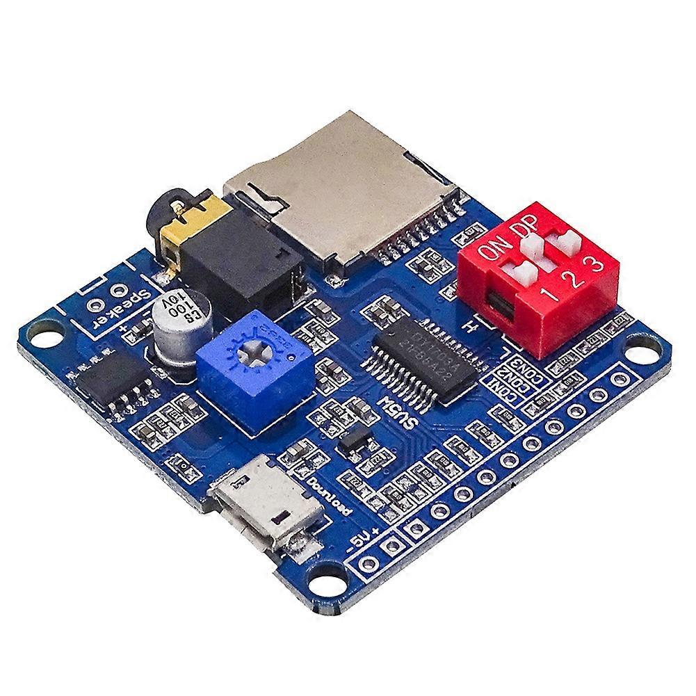 Voice Playing Module Board MP3 Music Player 5W MP3 Player Serial Control SD/TF Card DY-SV5W