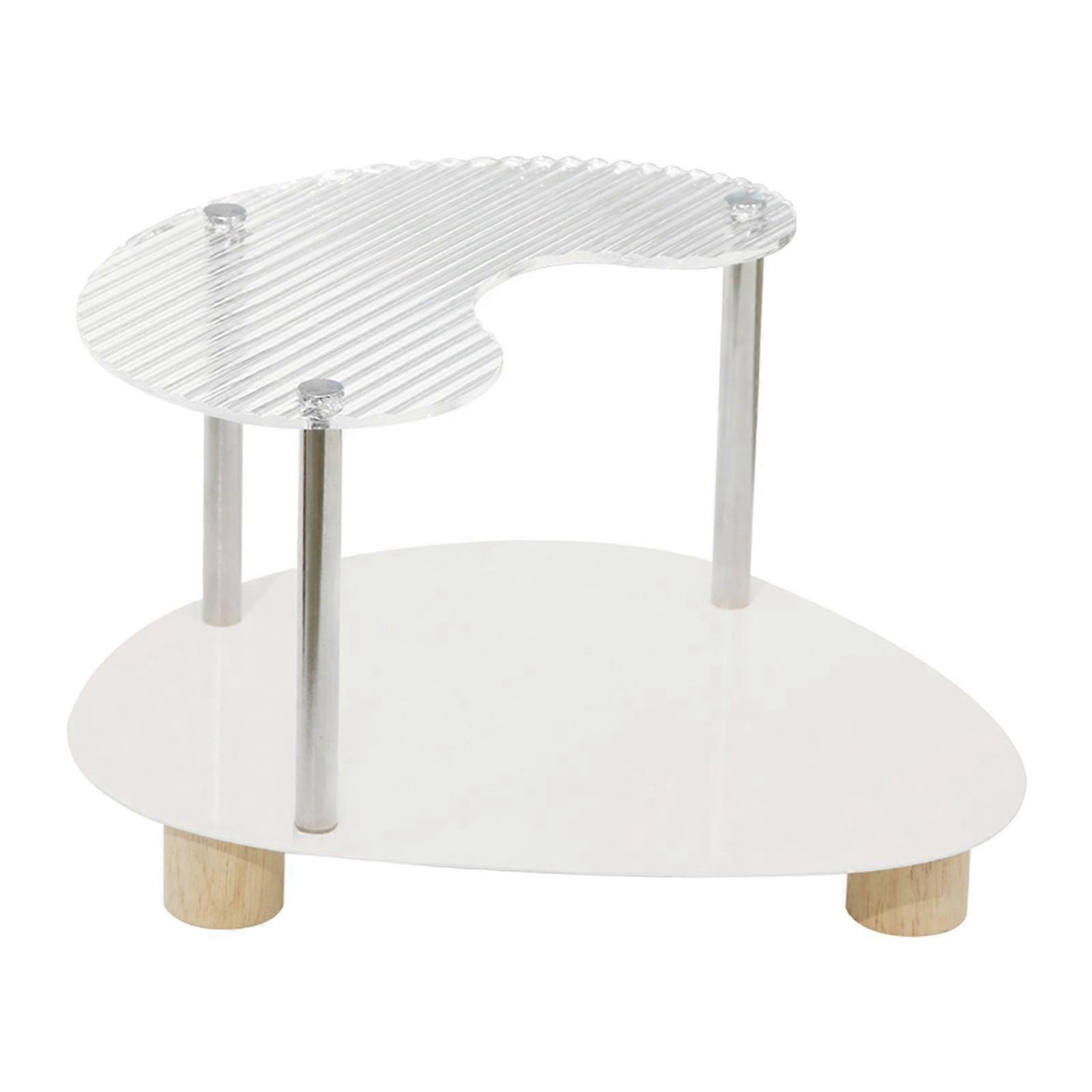 Double Layer Storage Rack Two Tier Household Acrylic Makeup Organizer Dressing