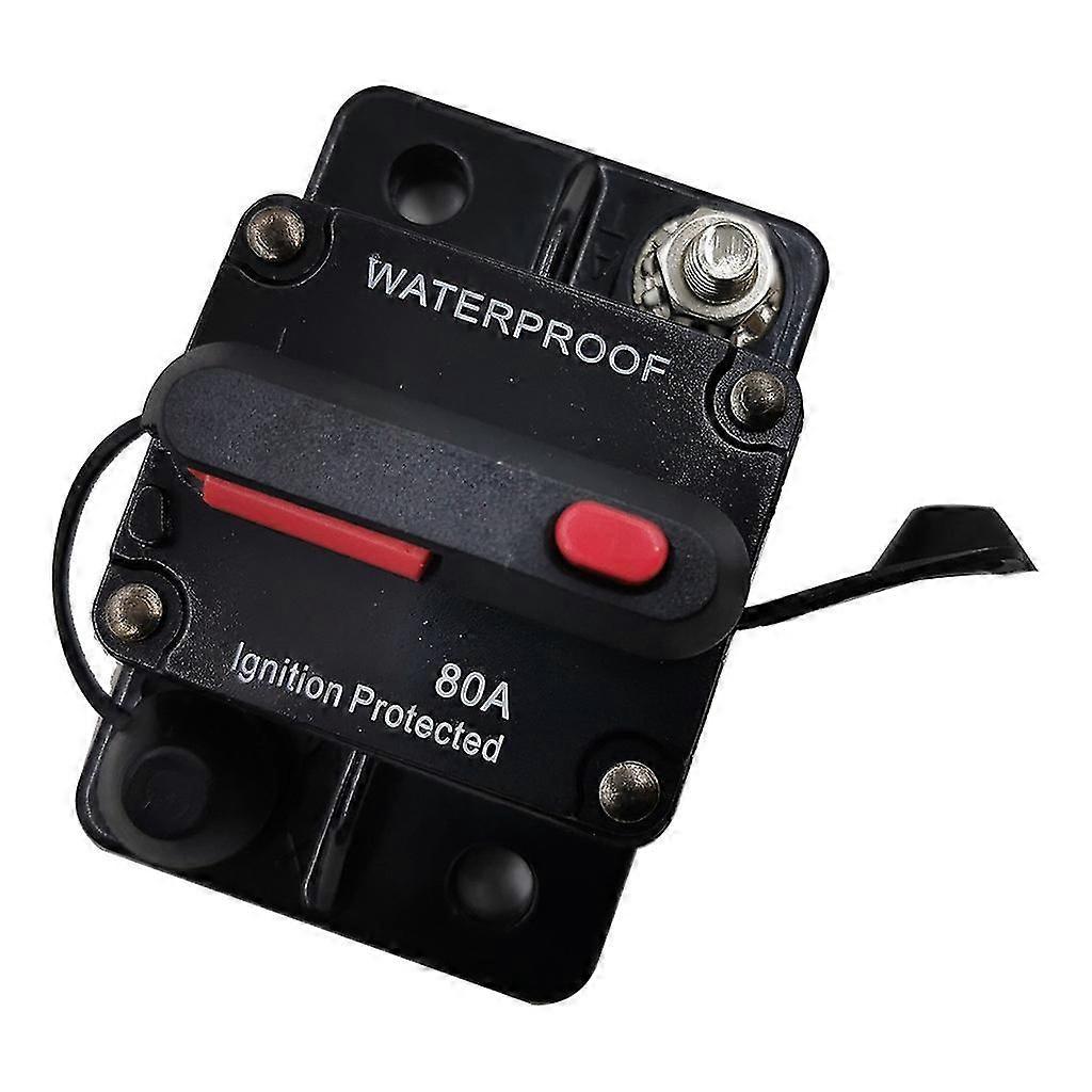 200a Car Circuit Breaker 12v-48v Dc Waterproof Car Audio Inline Circuit Breaker With Manual Reset Fuse Holder Inverter For Motor Car Marine