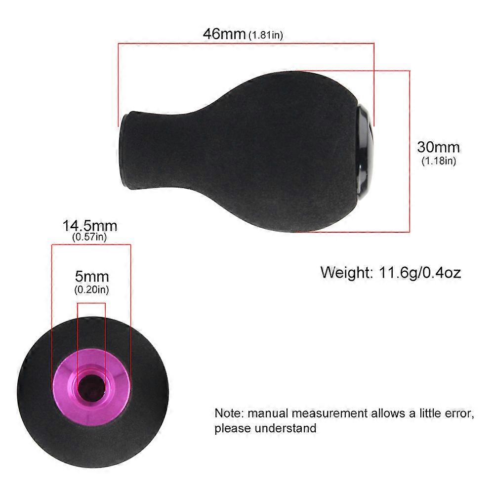Fishing Reel Handle Knob EVA Baitcasting Reel Handle Knob Trolling Reel Handle Accessory Ultralight Fishing Tackle Tools