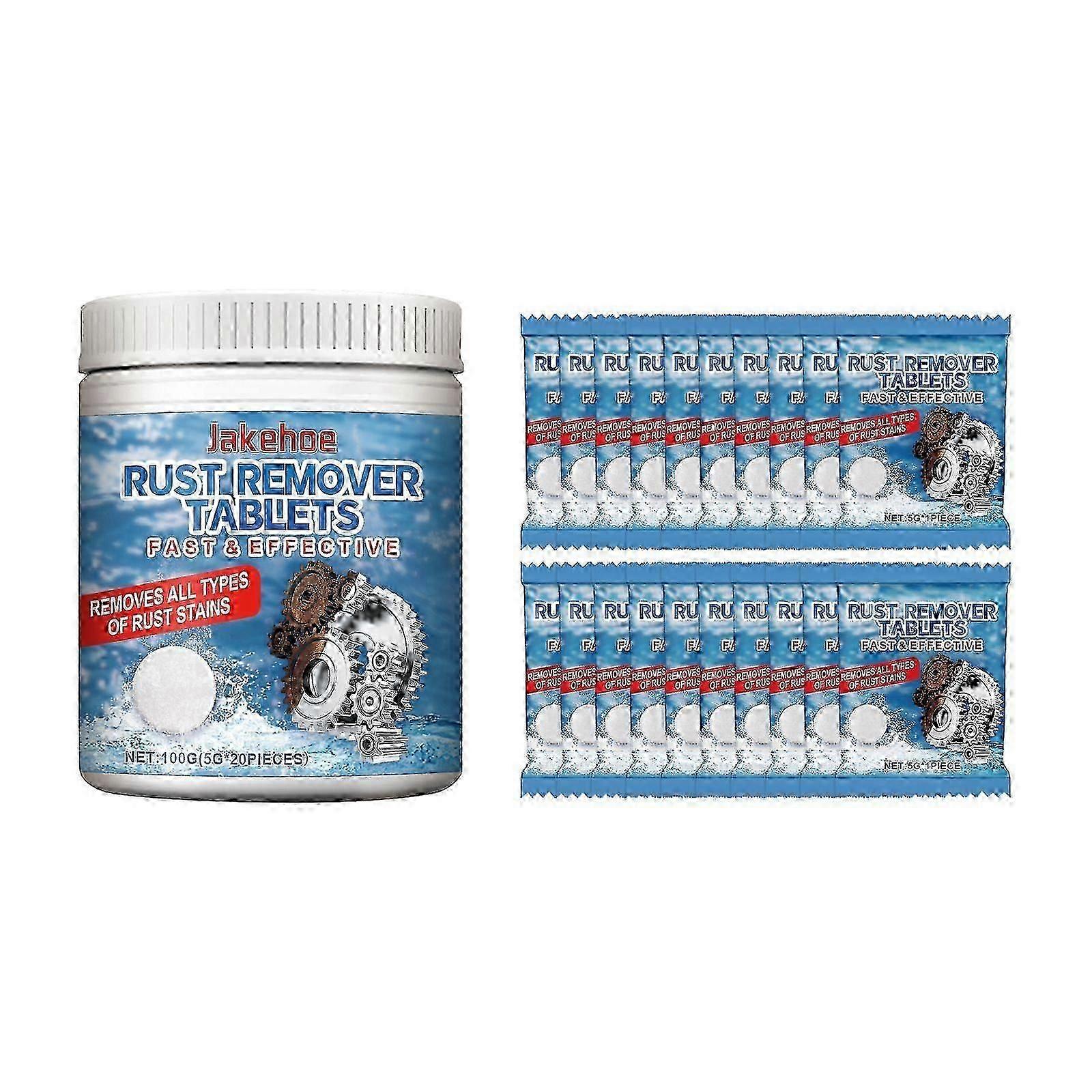 Rust Cleaning Effervescent Tablets, Kitchen Cooktop With Rust Removal Polishing Cleaning Rust Dirt Cleaning Agent