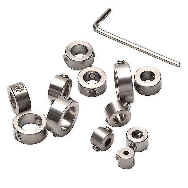 Adjustable Limit Ring Hex Wrench Tighten the Stopper Set-Screws Woodworking Tool,12PCS Set Positioner