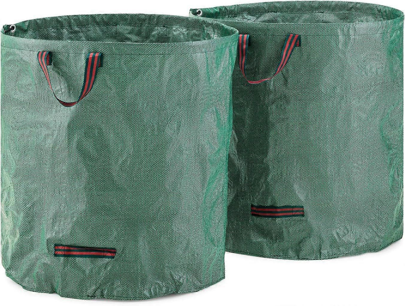 Heavy Duty Gartenabfallsäcke (2 x 500L) - Duty Wiederverwendbare Gartensäcke mit Griffen