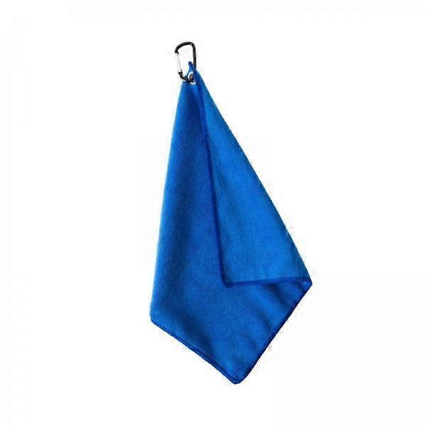 4x 高尔夫球毛巾，擦拭布，带袋夹，高尔夫球清洁毛巾