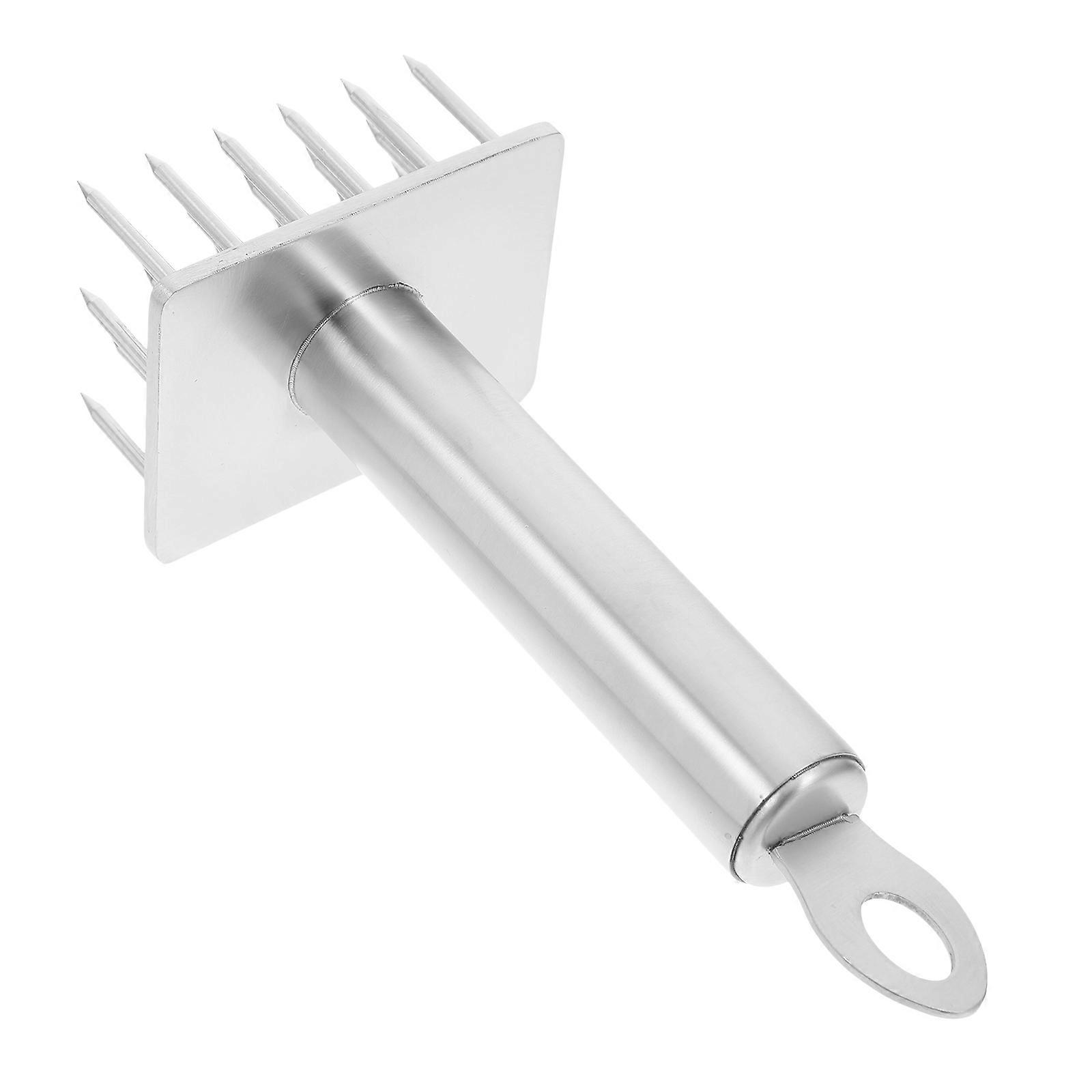 Meat Tenderizer Tool, Stainless Steel Designed for Convenient Roasting Tasks