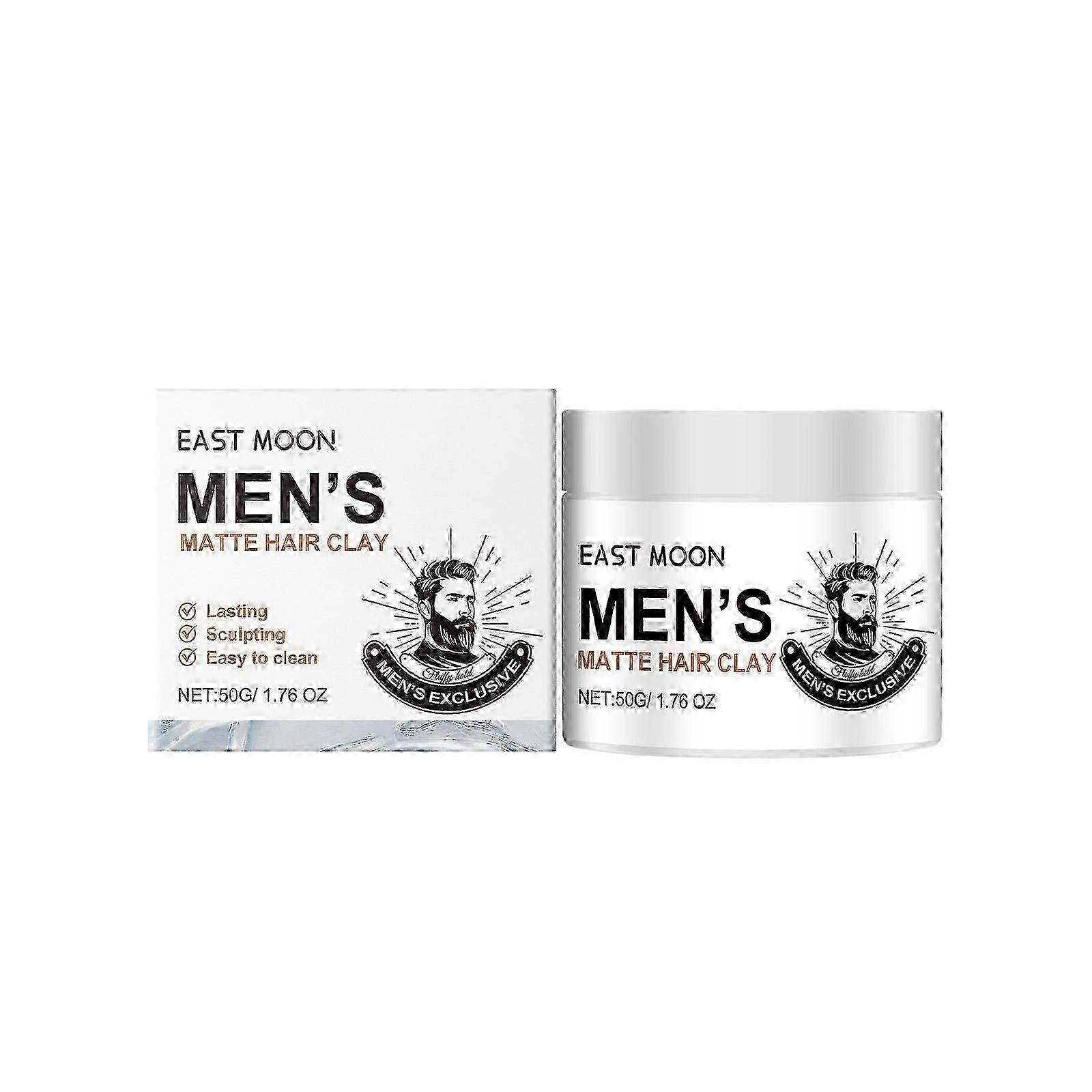 East Moon Matte Fluffy Pomade Styling Hair Natural Styling Refreshing Soft Pomade