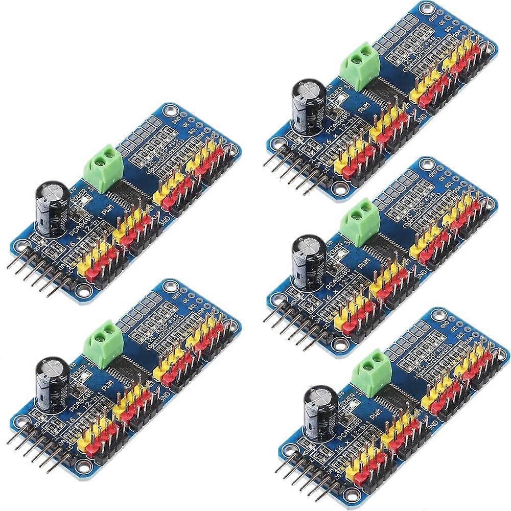 PCA9685 16 Channel 12-Bit I2C Motor Driver Module, High Reliability for Robotics, Precision Control, Stable Performance