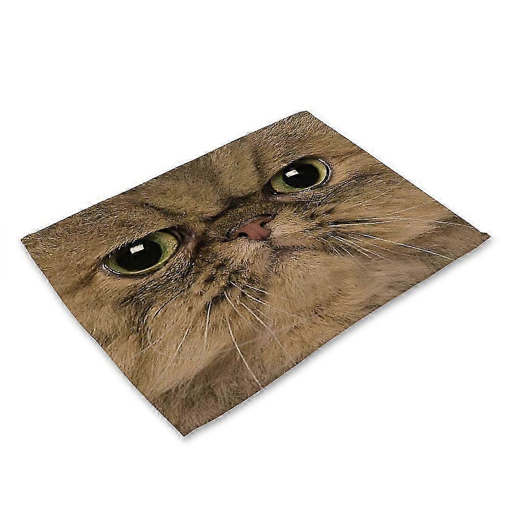 3D Animal Pattern Table Mat with Anti-Slip and Heat-Insulation Design for Bowls and Plates, Suitable for Various Tableware