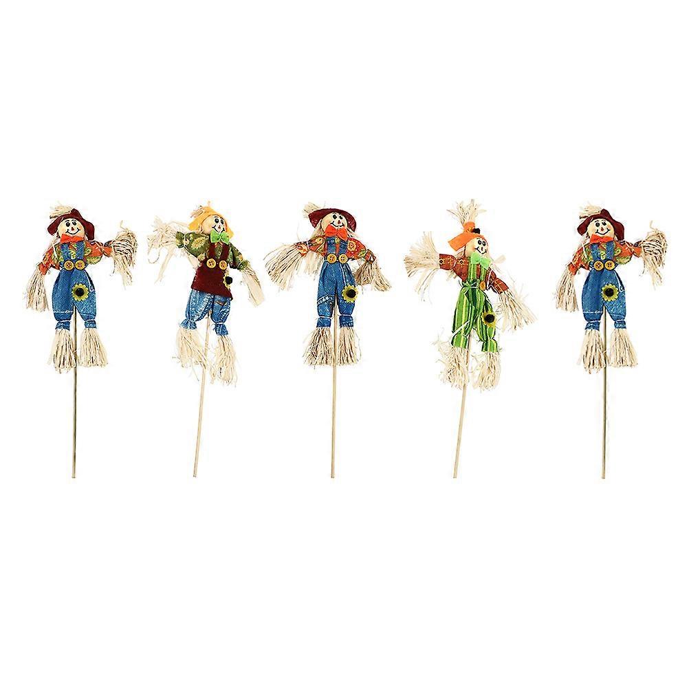 5Pcs Funny Scarecrow Photography Props Creative Halloween Decorations
