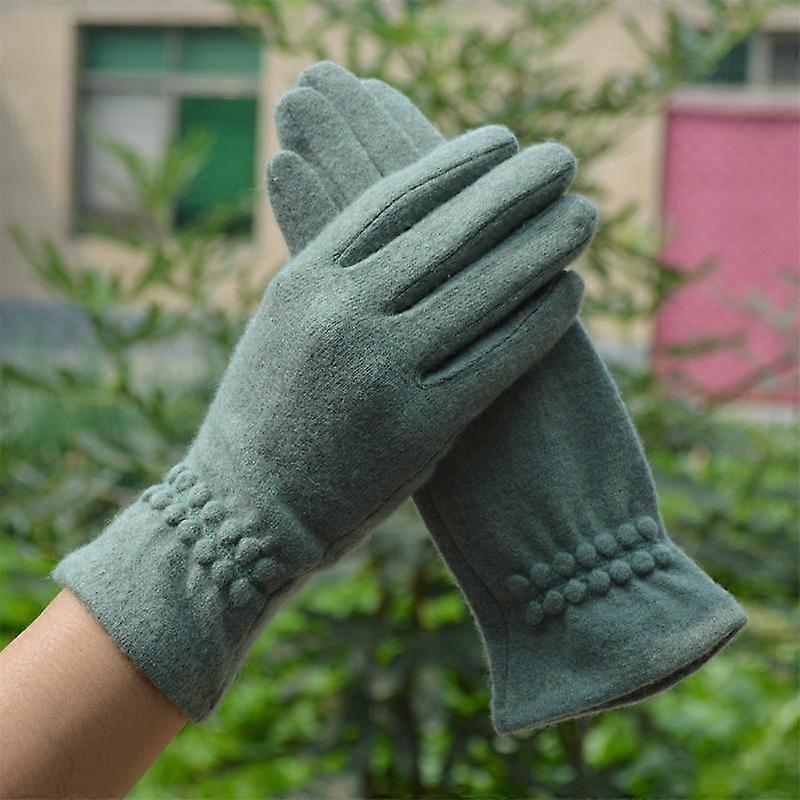 Wool Cashmere Gloves Women's Warm Touch Touch Screen Winter Casual
